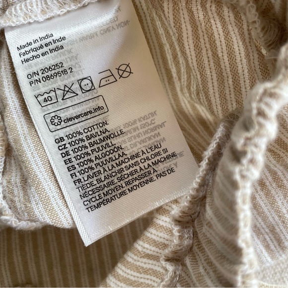 H&M | 100% Cotton Striped Suspender Button Baby Boy Shorts - Picture 5 of 5